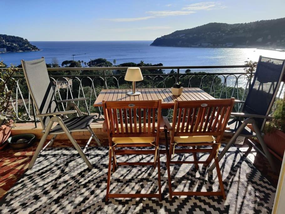 Vintage Flat On Villefranche Bay - Free Car Park ภายนอก รูปภาพ
