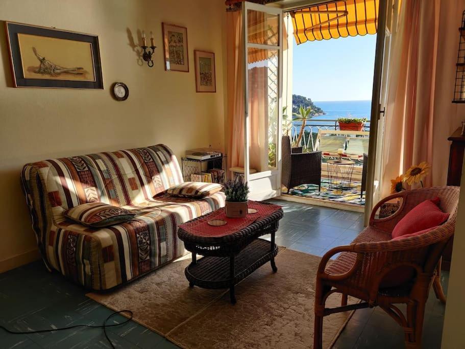 Vintage Flat On Villefranche Bay - Free Car Park ภายนอก รูปภาพ
