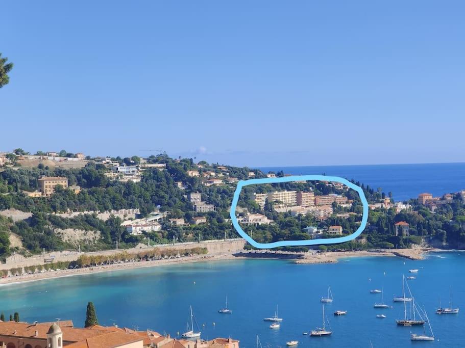 Vintage Flat On Villefranche Bay - Free Car Park ภายนอก รูปภาพ