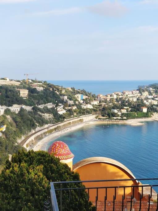 Vintage Flat On Villefranche Bay - Free Car Park ภายนอก รูปภาพ
