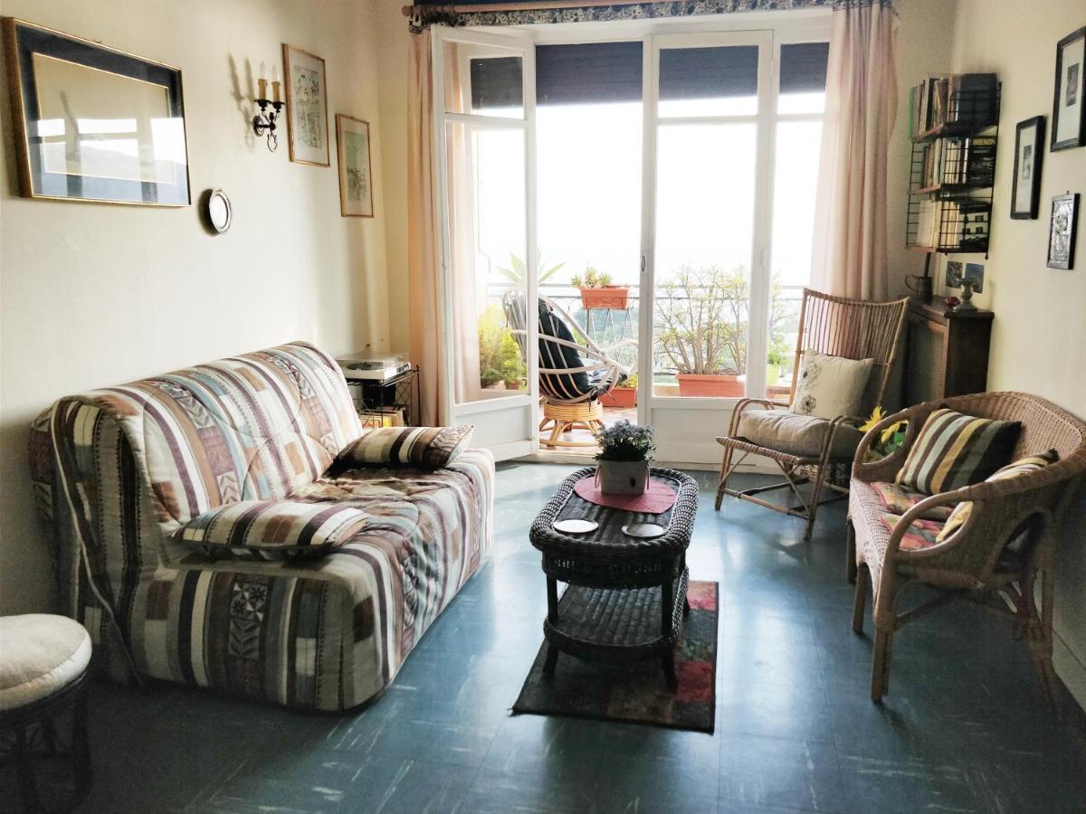 Vintage Flat On Villefranche Bay - Free Car Park ภายนอก รูปภาพ